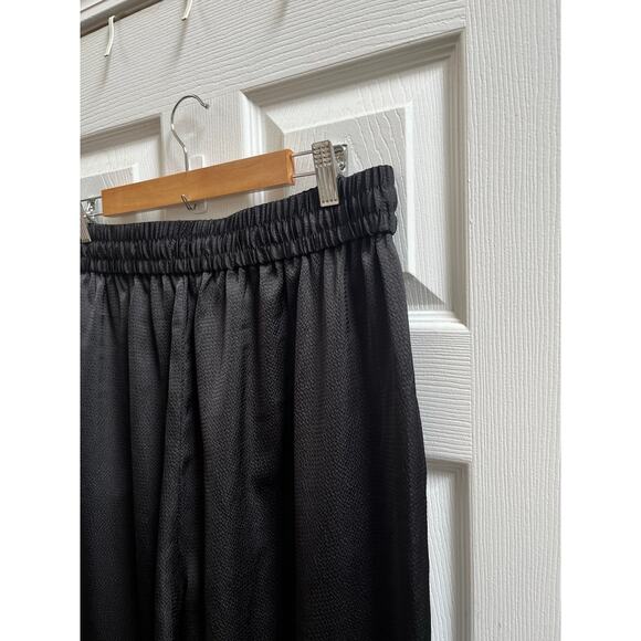 Michael Michael Kors Drawstring Elastic Waistband Textured Side Slits Pants 1X - Picture 7 of 15